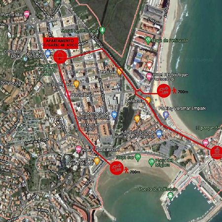 Atico Nuevo Con Terraza Peniscola Apartment Bagian luar foto